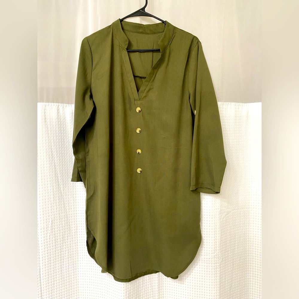 Side Slit, Tunic Dress